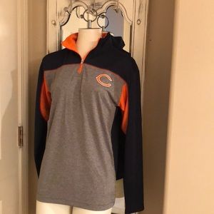 NFL🏈 Chicago Bears dry-fit 1/4 zip pullover (YL)